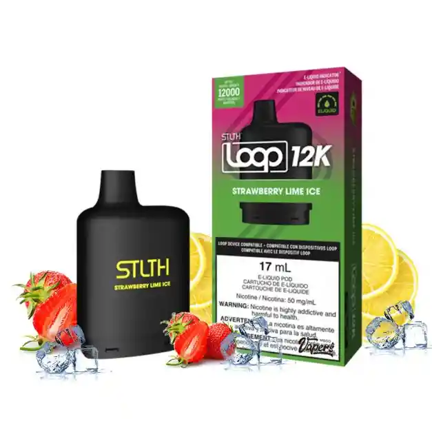 Stlth Loop Strawberry Lime Ice Pod 12000 Puff