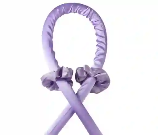 Rulos Sin Calor Color Morado