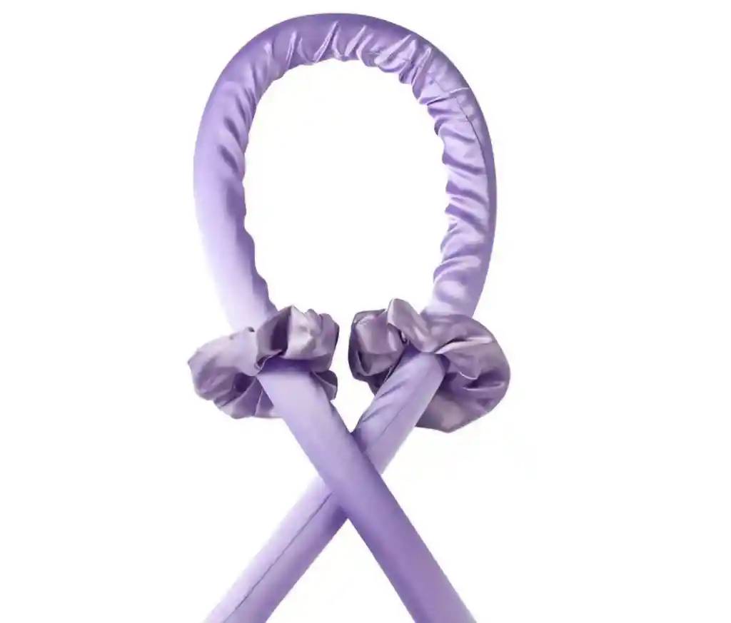 Rulos Sin Calor Color Morado