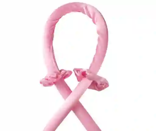 Rulos Sin Calor Color Rosa