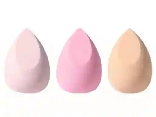 Esponjas De Maquillaje X 3 Unidades Color Rosa