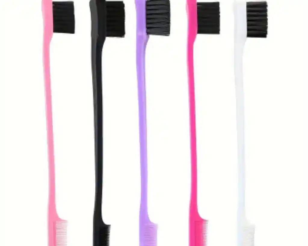 Cepillos Para Bordes Del Cabello Negro