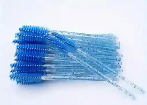 Cepillos Para Cejas X 10 Unidades Color Azul