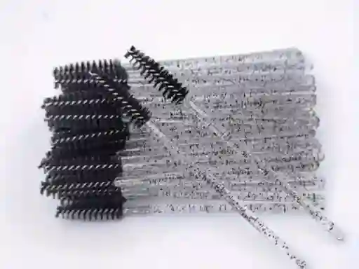 Cepillos Para Cejas X 10 Unidades Color Negro
