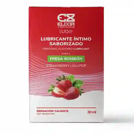 Lubricante Intimo Fresa Bombón