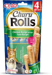 Churu Gato Rolls Pollo Y Atun Churu Cat Rolls Churu Para Gatos