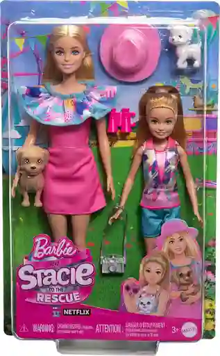 Barbie Y Stacie Con Perritos