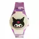 Reloj Niños Digital Kuromi Anime Luces Spinner Infantil