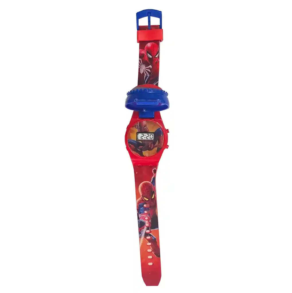 Reloj Niños Digital Spiderman Araña Luces Spinner Infantil