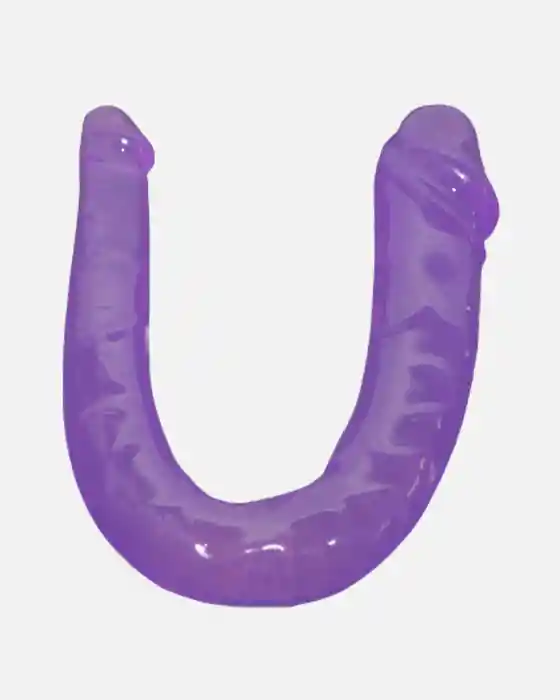 Dildo Doble Penetración Con Forma U 32cm Mateo