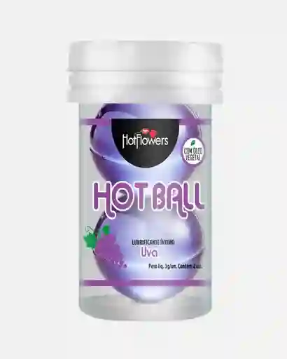 Lubricante Íntimo Hot Ball Hot Flowers Aroma Uva