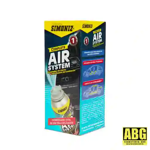 Air System Simoniz X110ml (eliminador De Olores - Refresca El Ambiente)