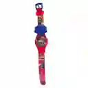 Reloj Niños Digital Super Mario Luces Spinner Tapa Infantil