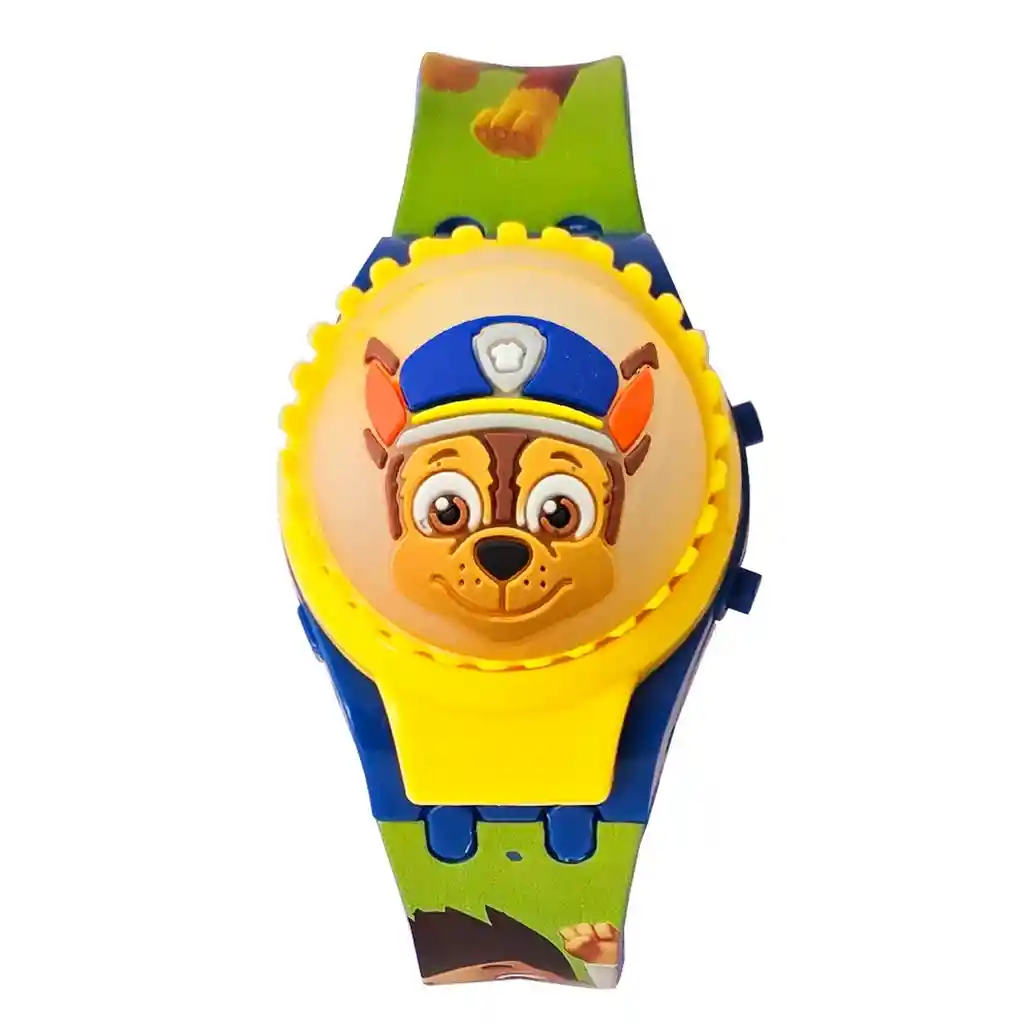 Reloj Niños Digital Patrulla Canina Luces Spinner Infantil