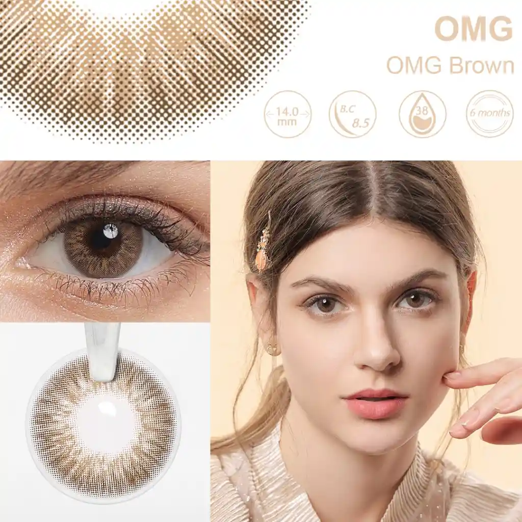 Lentes De Contacto Omg Brown
