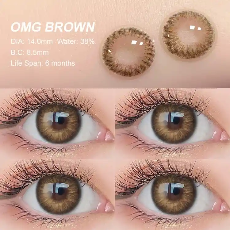 Lentes De Contacto Omg Brown