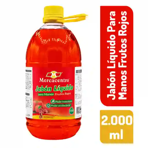 Jabón Líquido Mercacentro Frutos Rojos 2000 Ml