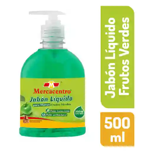 Jabón Líquido Mercacentro Frutos Verdes 500 Ml