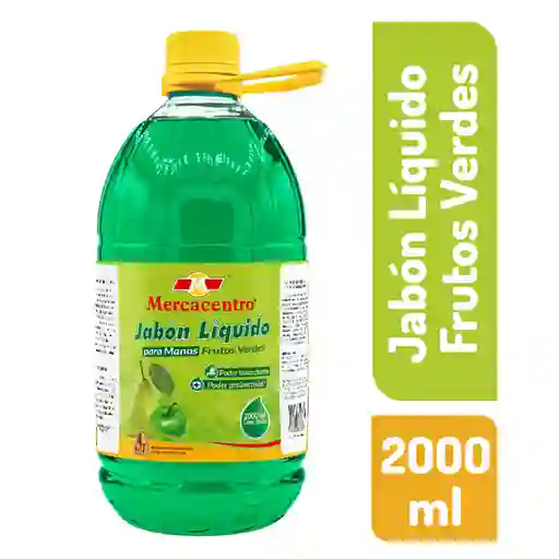 Jabón Líquido Mercacentro Frutos Verdes 2000 Ml