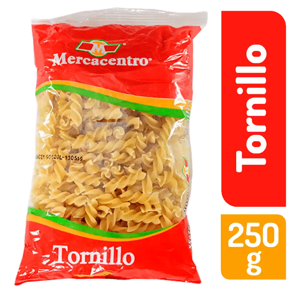 Pasta Mercacentro Tornillo 250 G