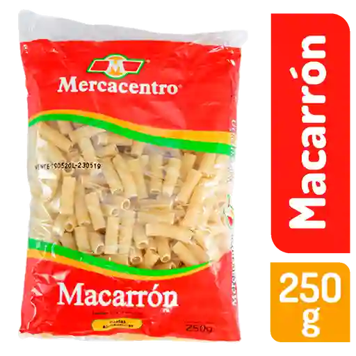Pasta Mercacentro Macarron 250 G