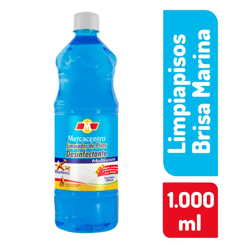Limpiapisos Mercacentro 1000 Ml Brisa Marina 1