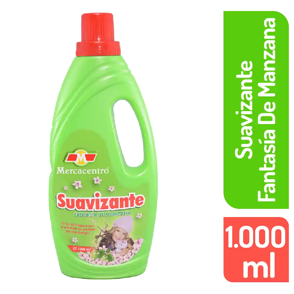 Suavizante De Ropa Mercacentro Fantasía De Manzana 1000 Ml