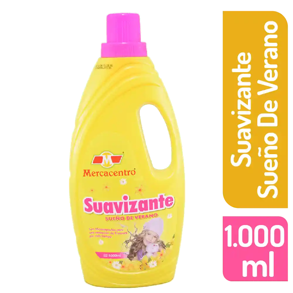 Suavizante De Ropa Mercacentro Sueño Verano 1000 Ml