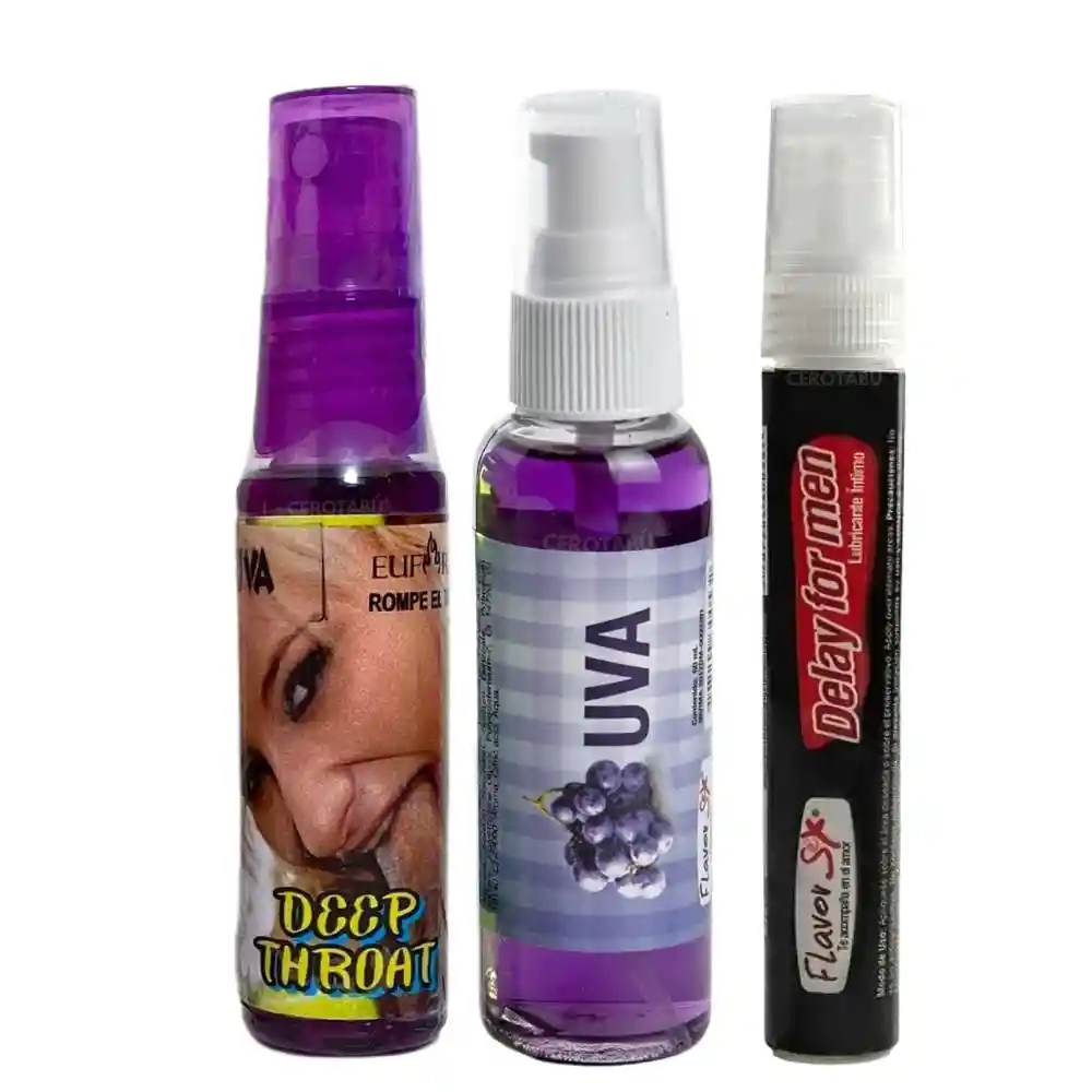 Lubricante Comestible + Retardante Sexual + Garganta Profunda