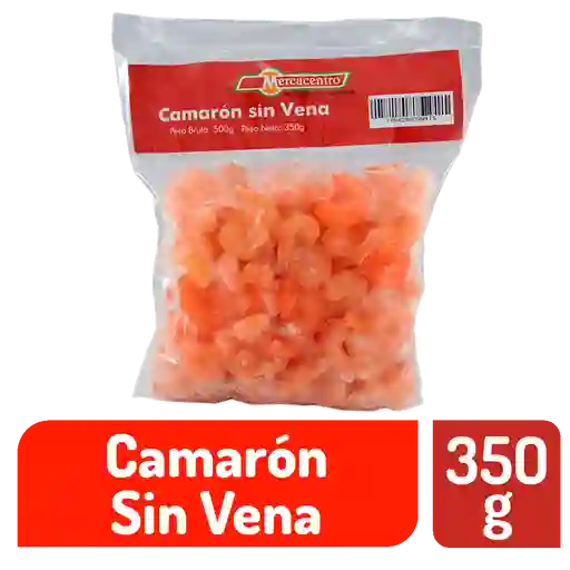 Camarón Mercacentro Sin Vena 350 G Peso Neto