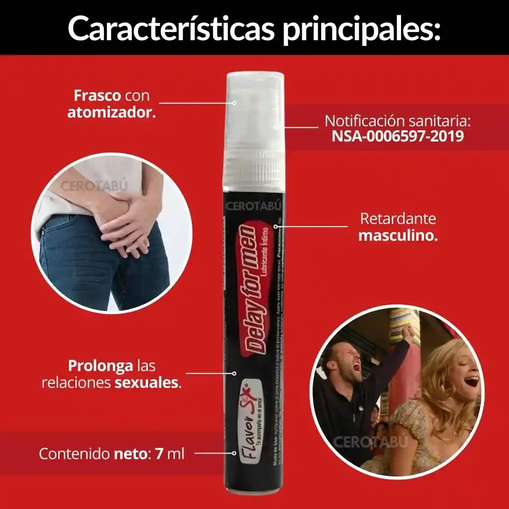 Lubricante Comestible + Retardante Sexual + Garganta Profunda