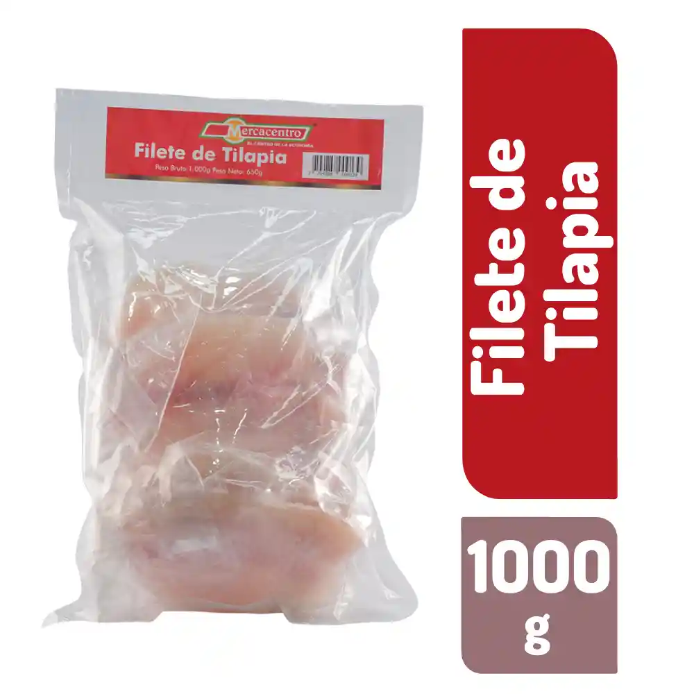 Filete De Tilapia 1000 G Mercacentro