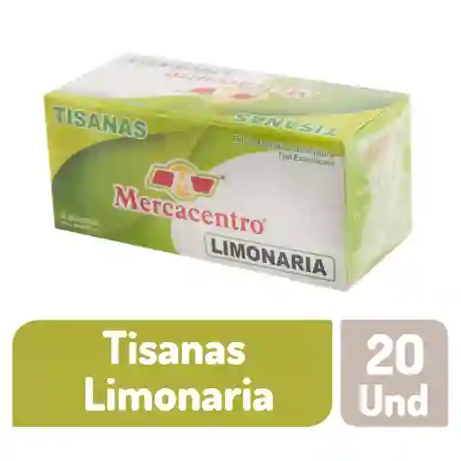 Tisanas Mercacentro Limonaria 20 Und