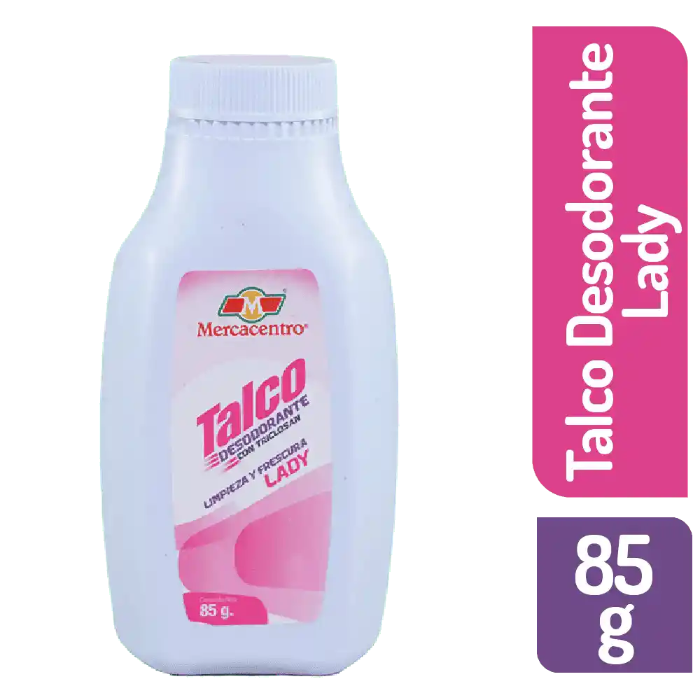 Talco Mercacentro Lady 85 G