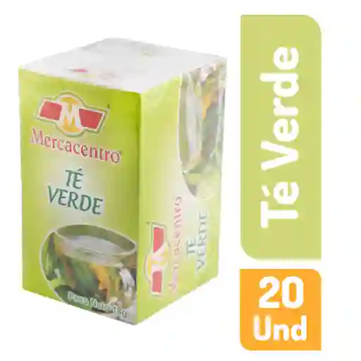Té Verde Mercacentro 20 Und Verde