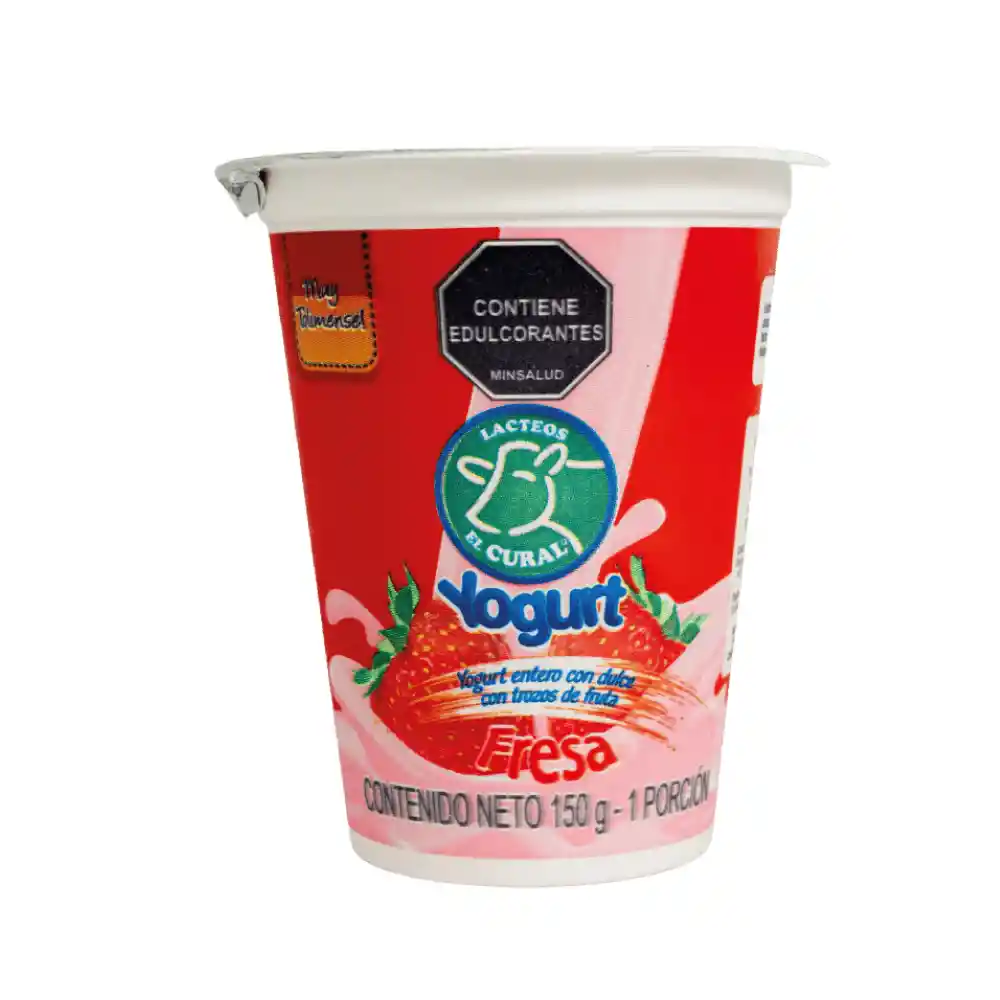 Yogurt El Cural X 150 G Fresa