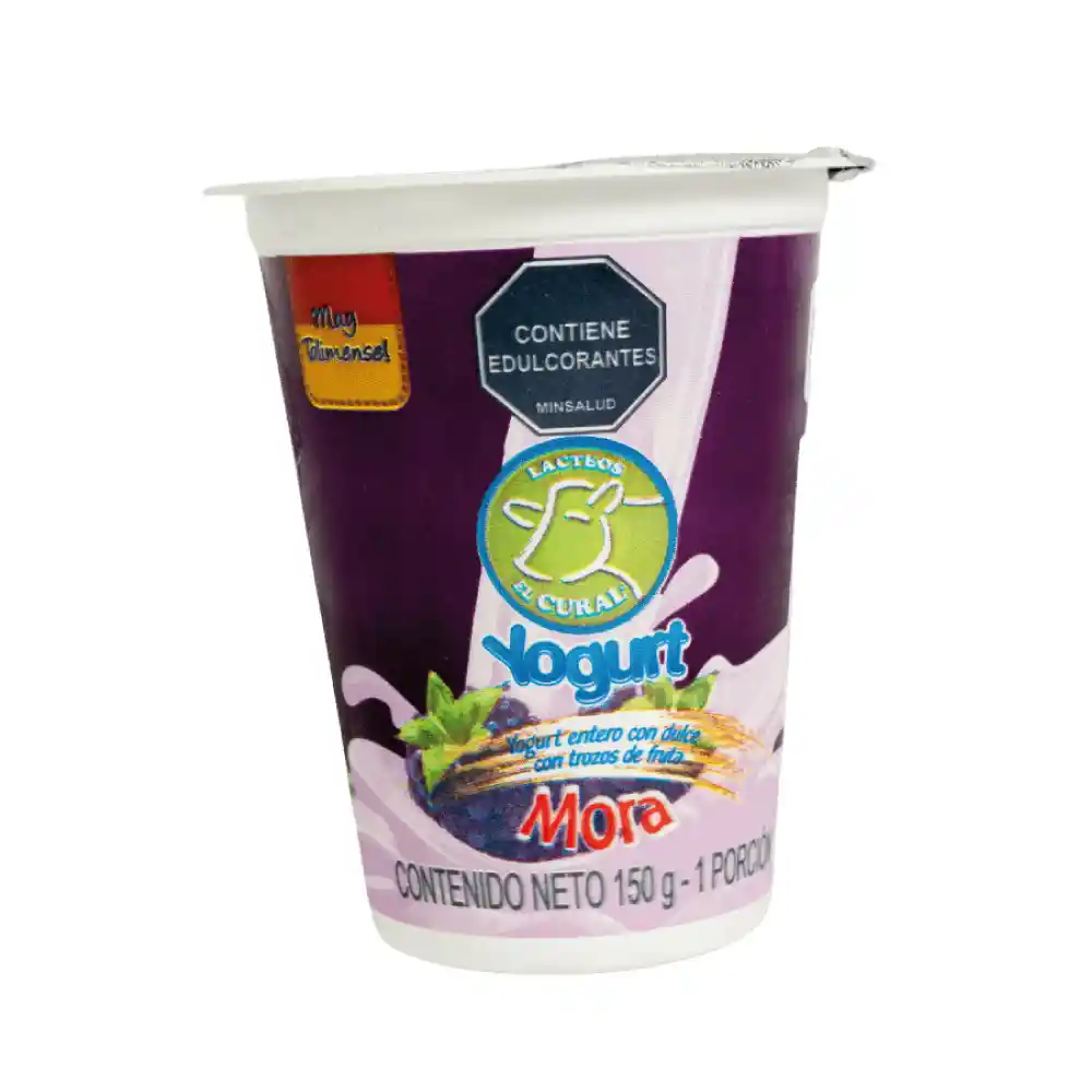 Yogurt El Cural X 150 G Mora