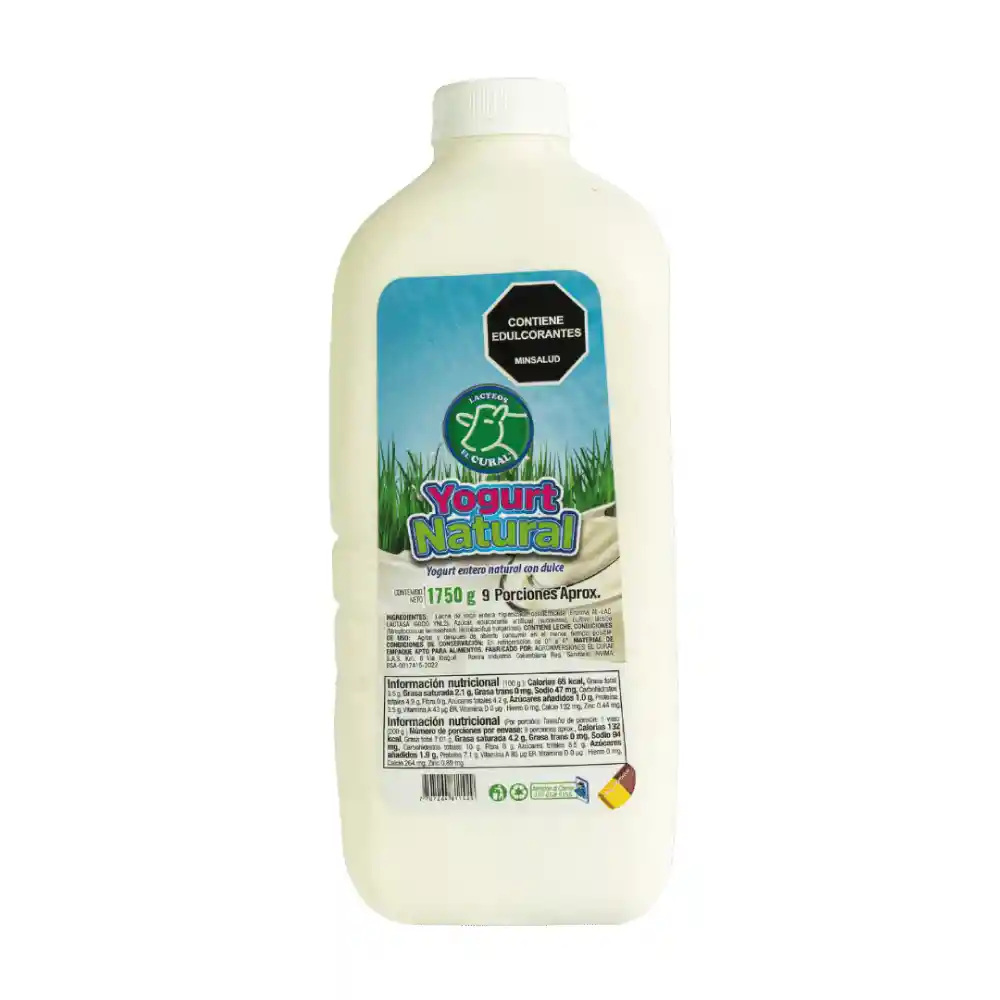 Yogurt El Cural X 1750 G Natural