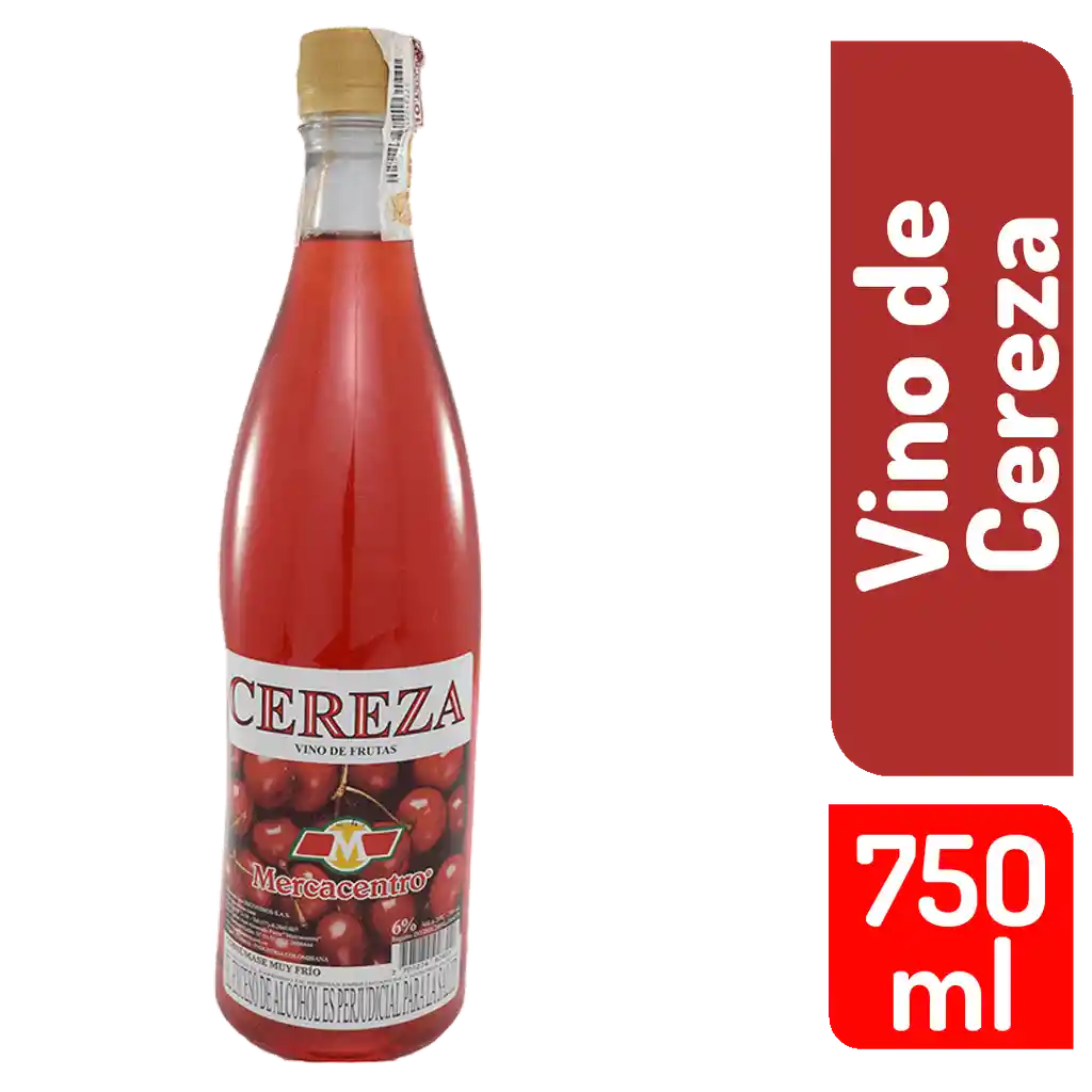 Vino Mercacentro Cereza 750 Ml