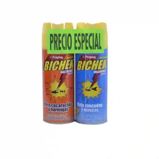 Bichek Rastreros + Voladores Aerosol2 X 250 Ml