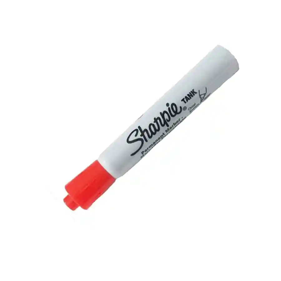 Sharpie Marcador Tank Permanente Color Rojo