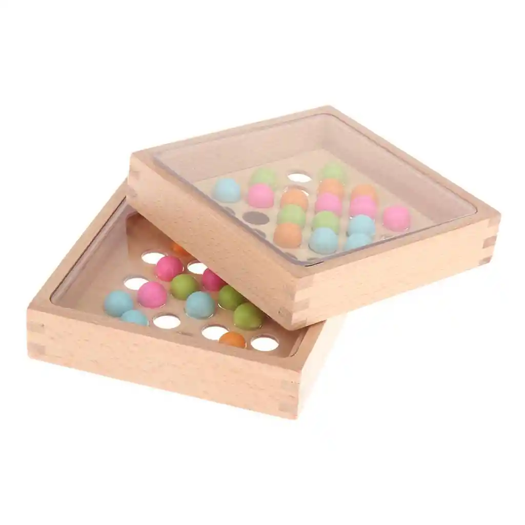 Juego Didáctico Agilidad Y Memoria Tablero Madera Para Niños