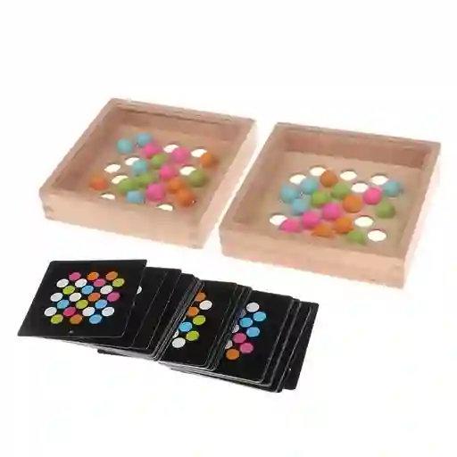 Juego Didáctico Agilidad Y Memoria Tablero Madera Para Niños