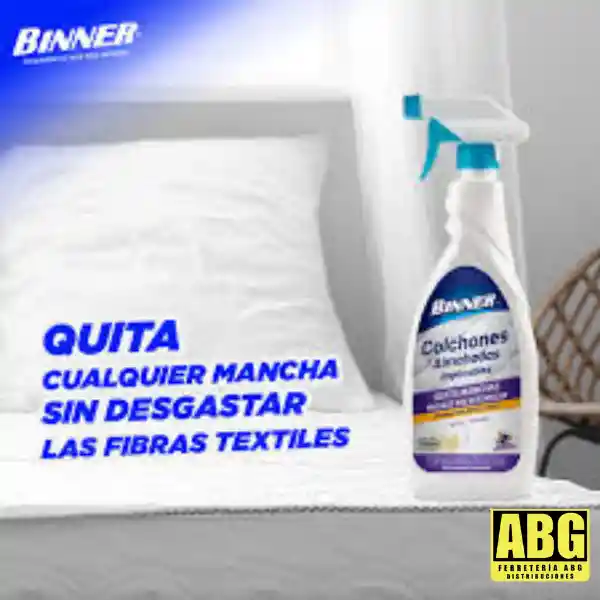 Quita Manchas Instantaneo Para Colchones Y Almohadas Binner