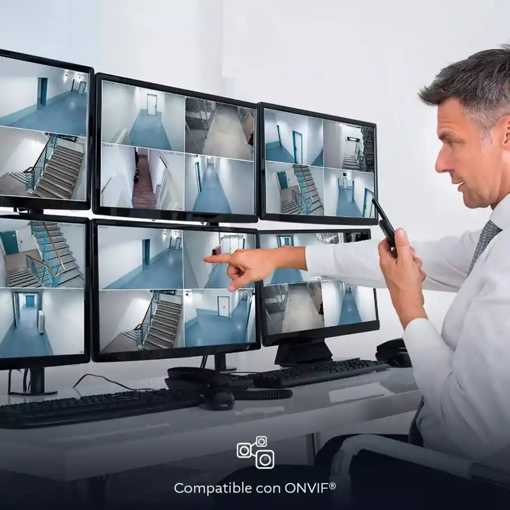 Cámara De Seguridad Inteligente Wifi Ptz Nexxt Indoor Wired