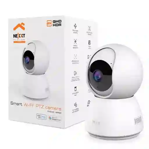 Cámara De Seguridad Inteligente Wifi Ptz Nexxt Indoor Wired