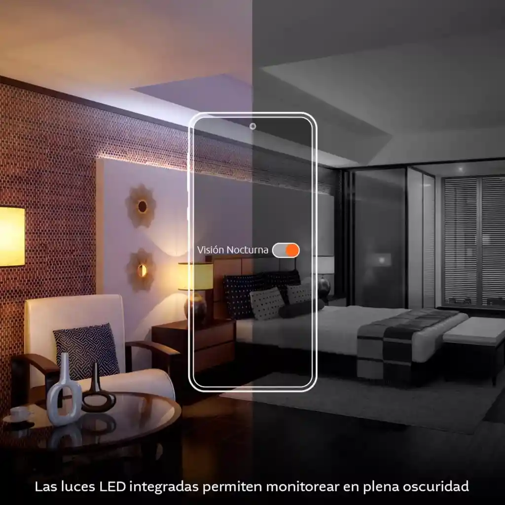 Cámara De Seguridad Inteligente Wifi Ptz Nexxt Indoor Wired