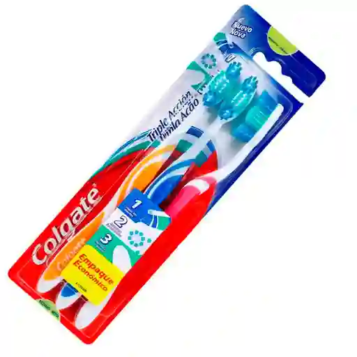 Colgate Cepillo Dental Extra Clean X3
