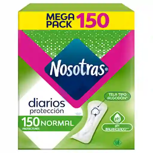Nosotras Protectores Diario Normal X 150und