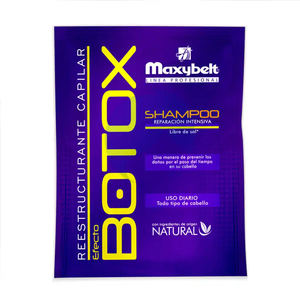 Maxybelt Shampoo Efecto Botox X 40ml